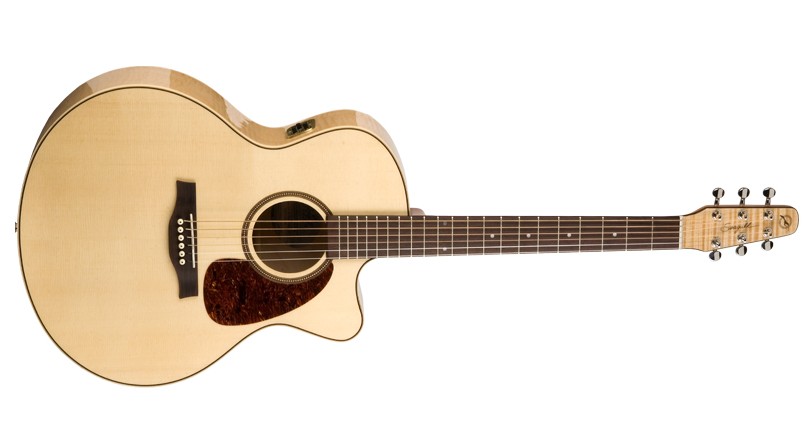 Seagull Performer CW Mini-Jumbo Flame Maple QII